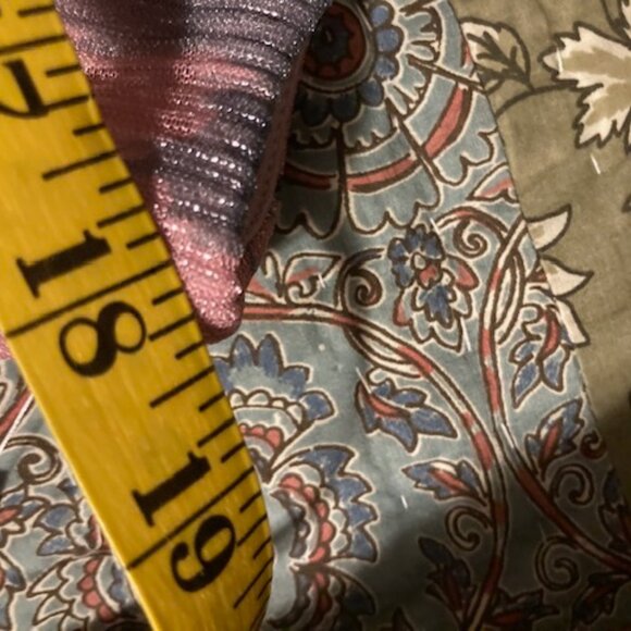 R&M Richards Crinkle Pleated Floral Shimmer Mesh Dress size 12. NWT - Picture 9 of 11